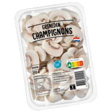 Gesneden champignons
